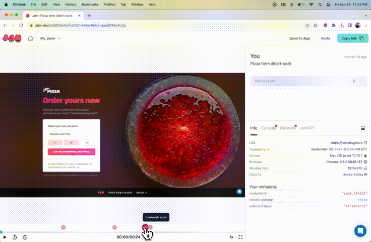New In Jam Copy As CURL