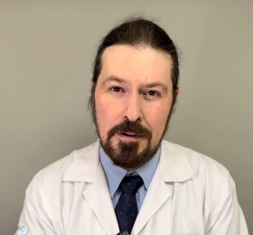 May be an image of 1 person, beard and hospital
