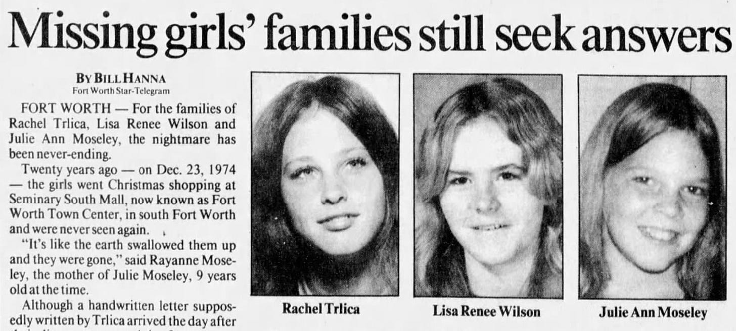 A Texas Mystery The Unexplained Disappearance of the "Fort Worth Trio"