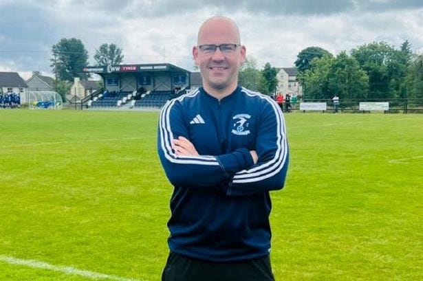 Michael Kerr, pictured after taking over at Beragh Swifts