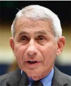 Anthony Fauci - US Director of the National Institute for Allergy and Infectious Diseases