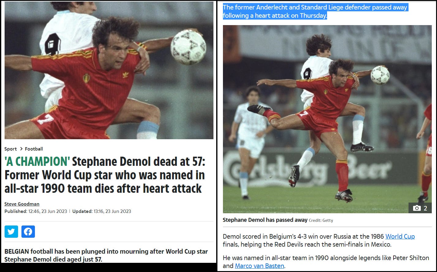 14 Professional Soccer Players Died Suddenly in the Past Six Months