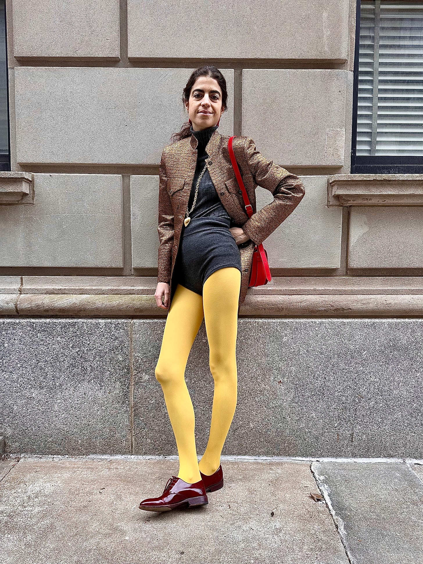 Yellow tights hotsell