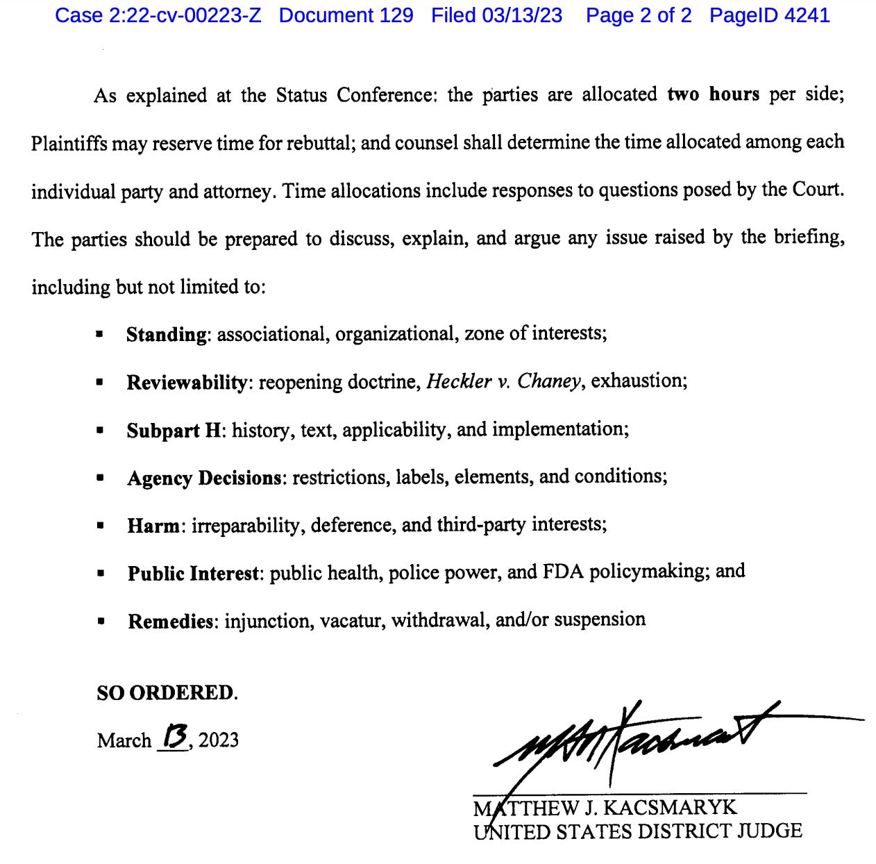 Texas judge ignores his rules to keep mifepristone case moves hidden