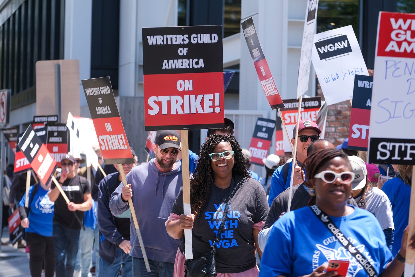 As TV Writers Strike, US Media Uncritically Echoes Film Studio Execs