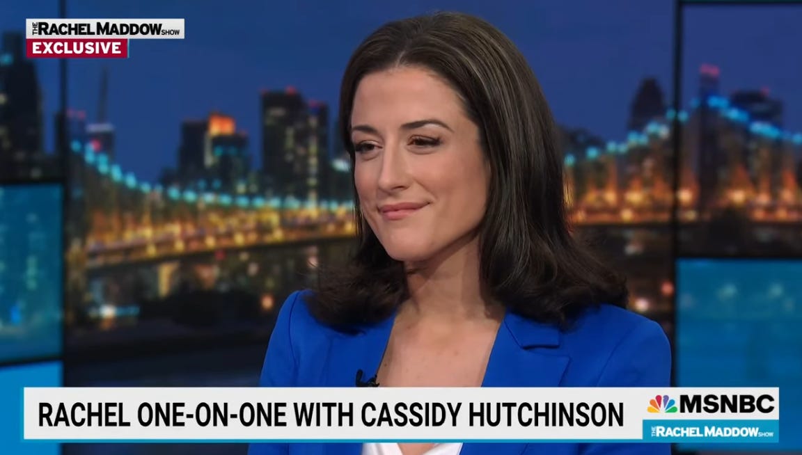 Cassidy Hutchinson Says Trump Sang Along To ‘Hang Mike Pence’ Chants Like It Was The Damn Wiggles