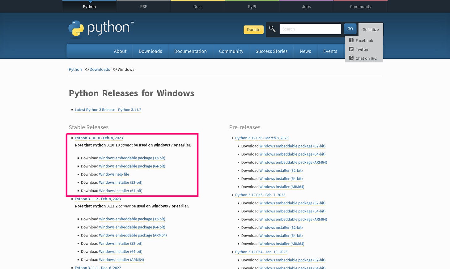 Installing and running Python: the bare minimum you can get away with