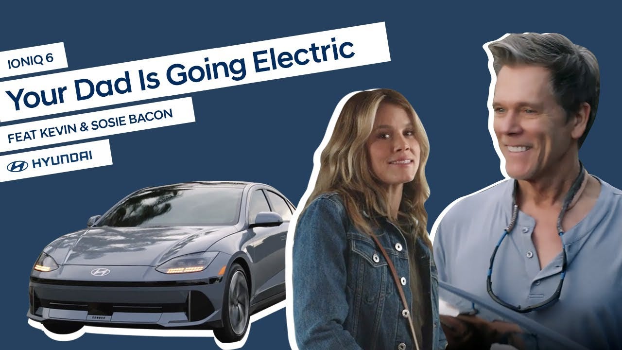 New Kevin Bacon EV Commercial Advertises More Than The New Hyundai IONIQ 6