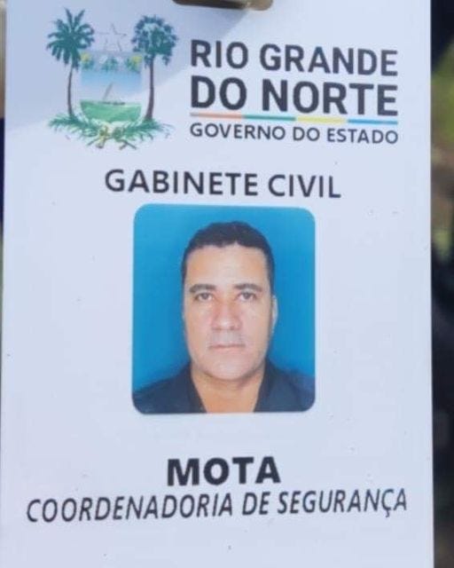 May be an image of 1 person and text that says 'RIO GRANDE DO NORTE GOVERNO DO ESTADO GABINETE CIVIL MOTA COORDENADORIA DE SEGURANÇA'