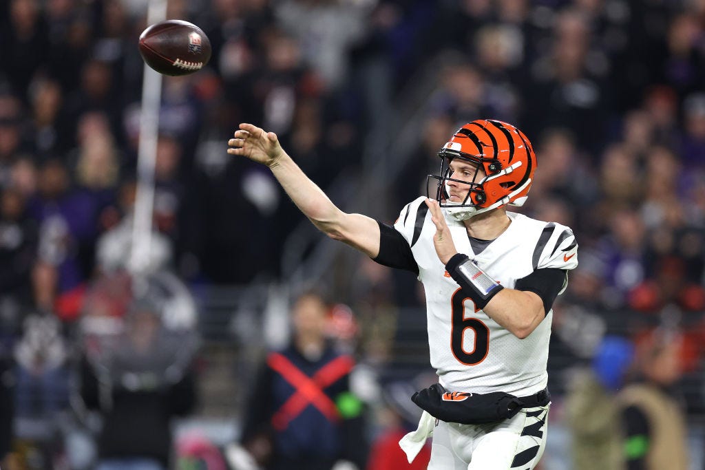 Bengals backup quarterback Jake Browning on the starter in Joe