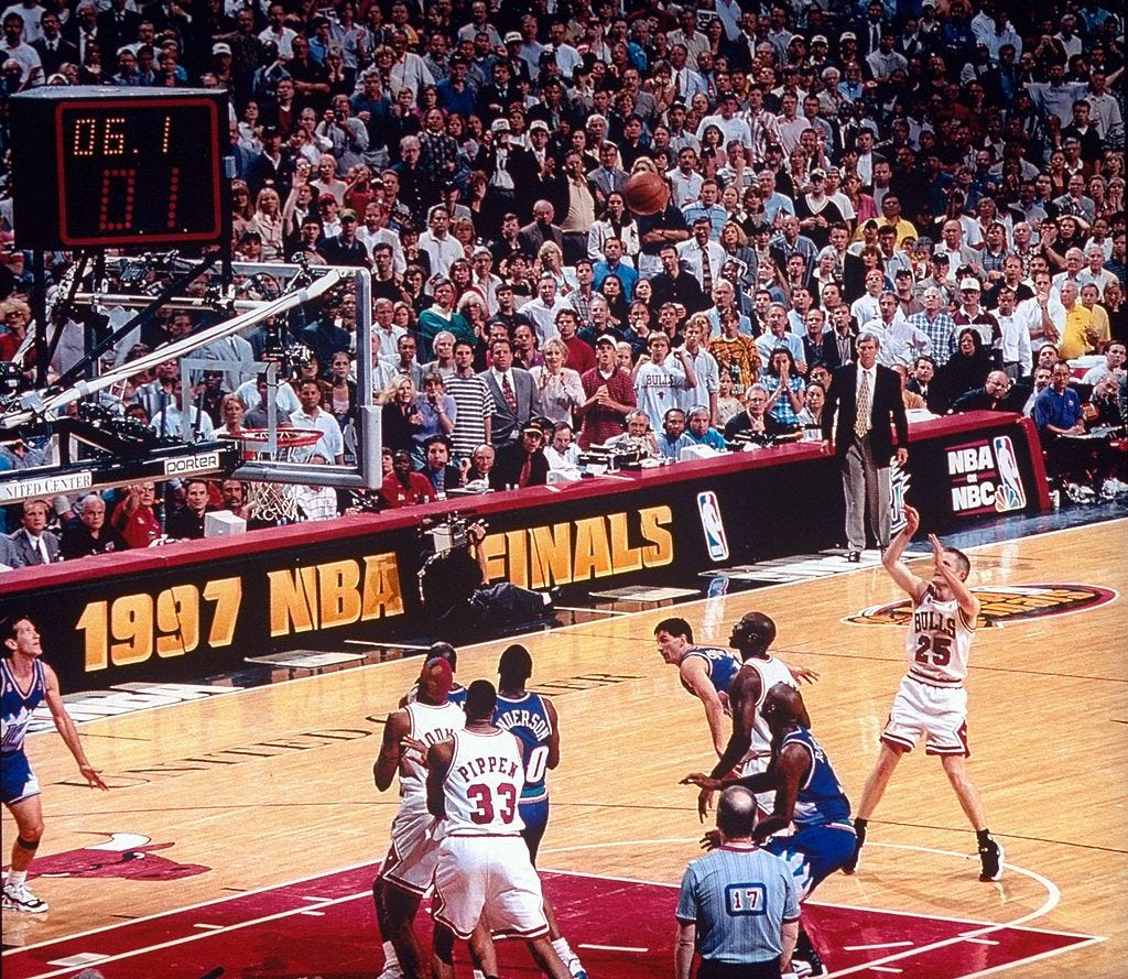 23 times that MJ, like LeBron, did not take The Shot
