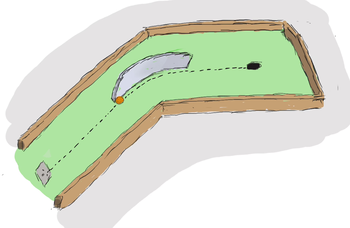 Miniature Golf - by Dennis Merritt