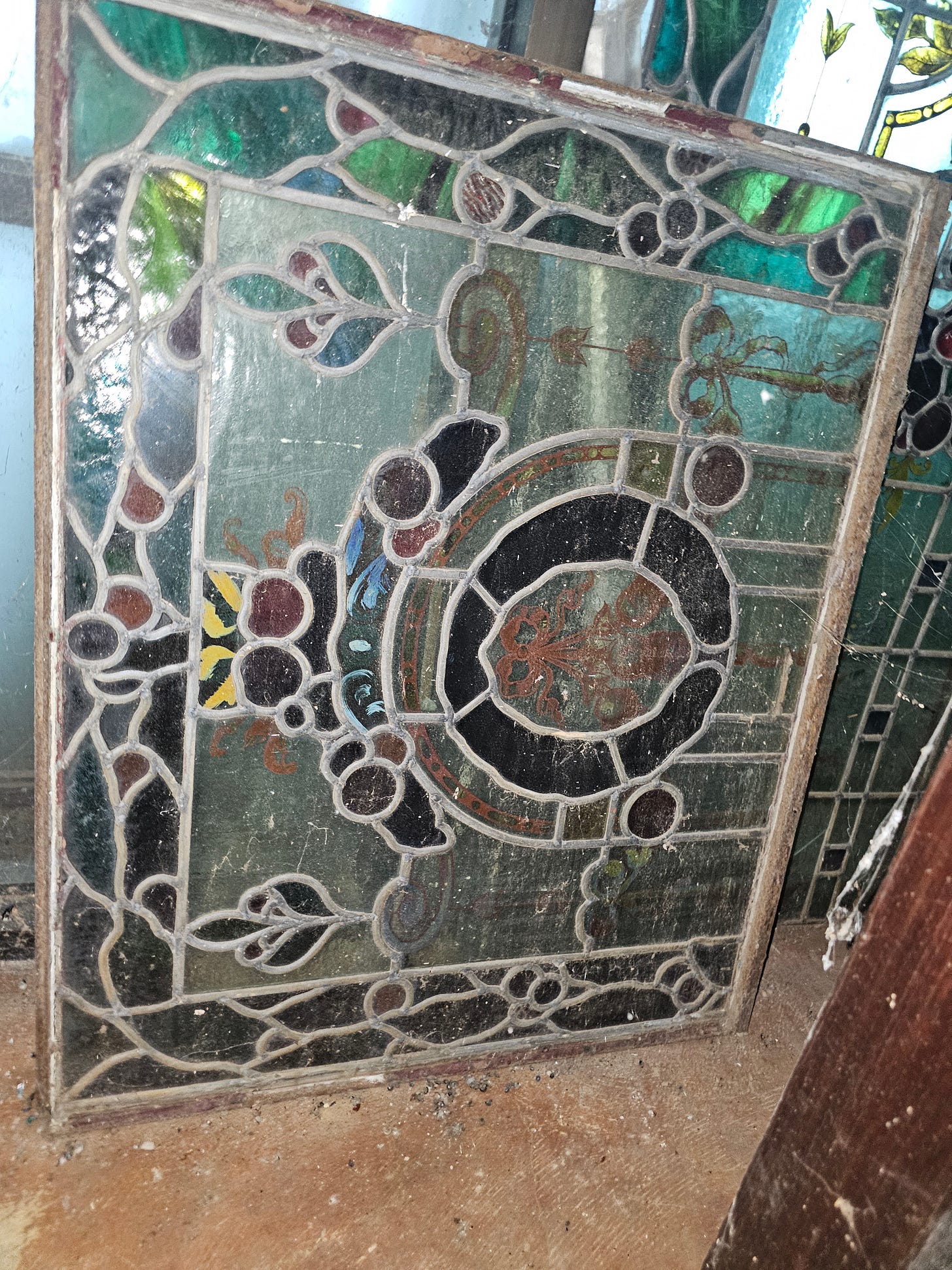 What sort of windows do you see through? Is the image distorted, like ...