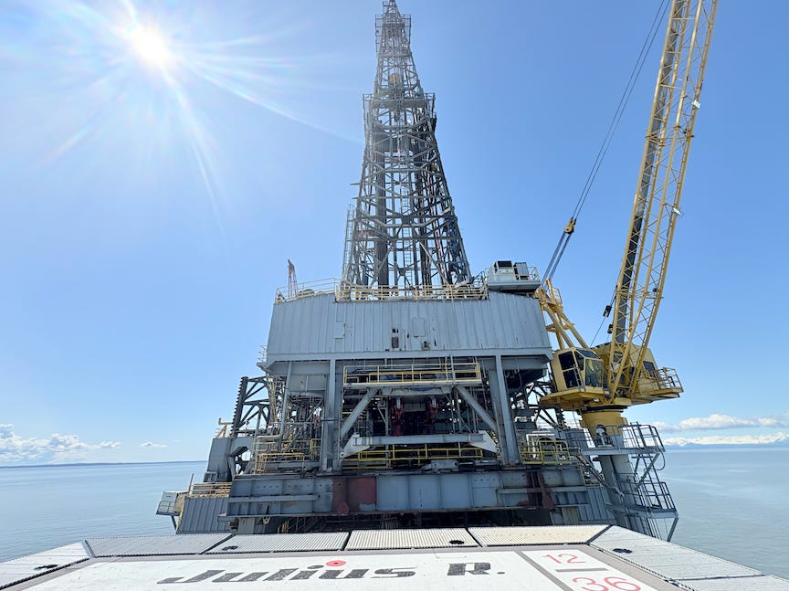 Spartsn Rig Offshore in Cook Inlet, a ‘Silent Economy’ Hunts for Gas to keep Alaska ...