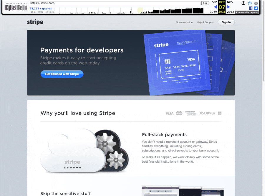 Turning homepages into GIFs by Charlie Harrington