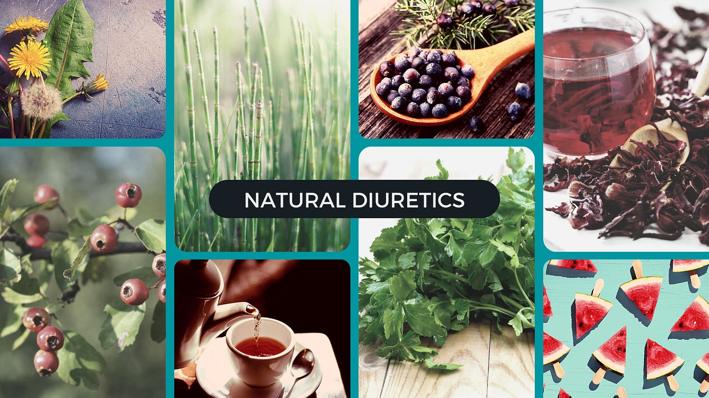 8 diuretics that come directly from nature