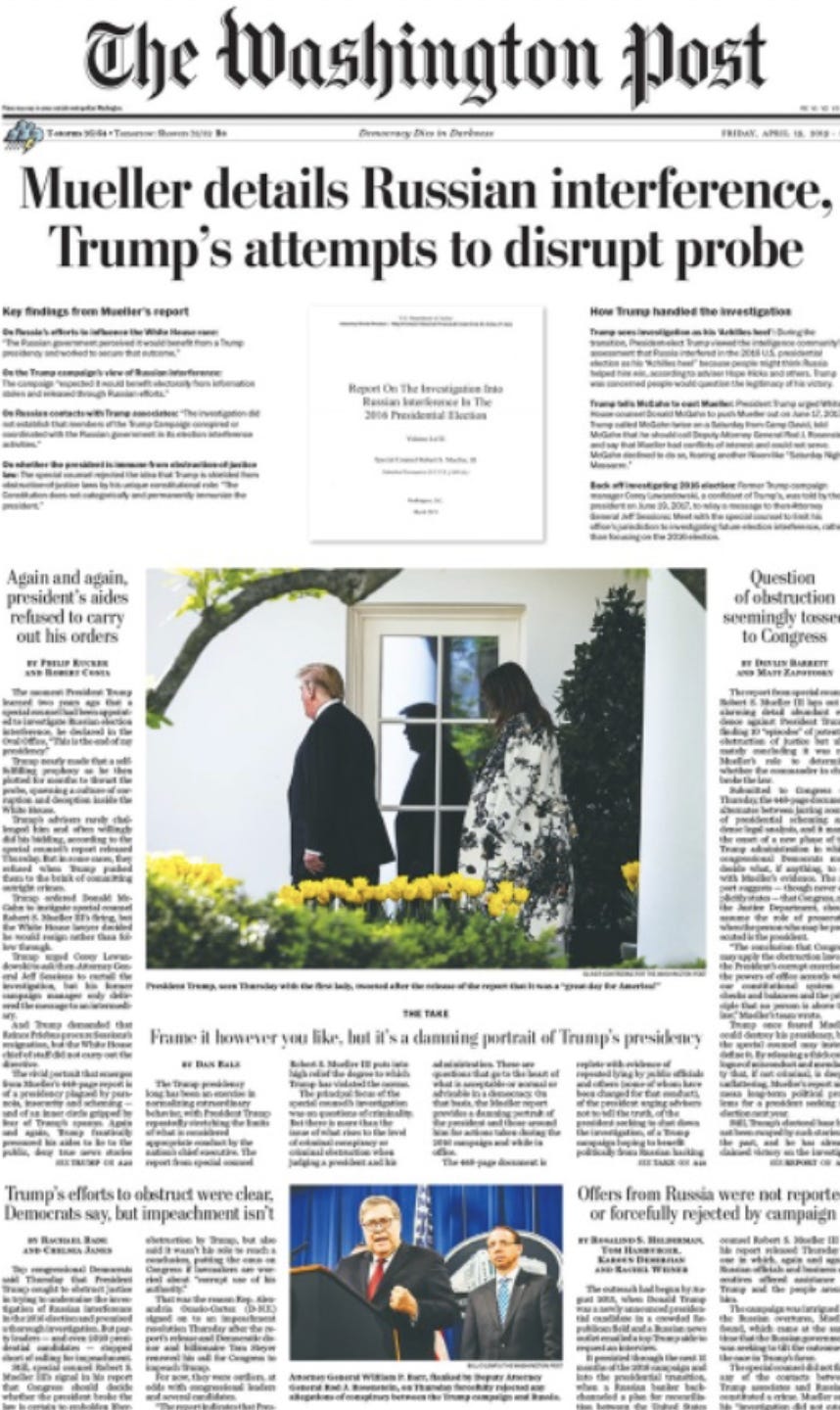 The Washington Post is collapsing, and only Donald Trump can save them