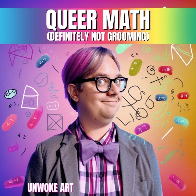 Queer Math Poster Shared post - So, there's a camp to teach kids