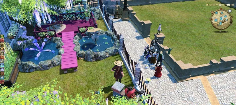 A residential neighborhood in Final Fantasy XIV A residential neighborhood in Final Fantasy XIV