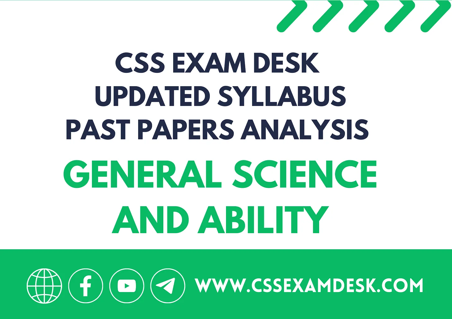 General Science and Ability (CSS 2022)