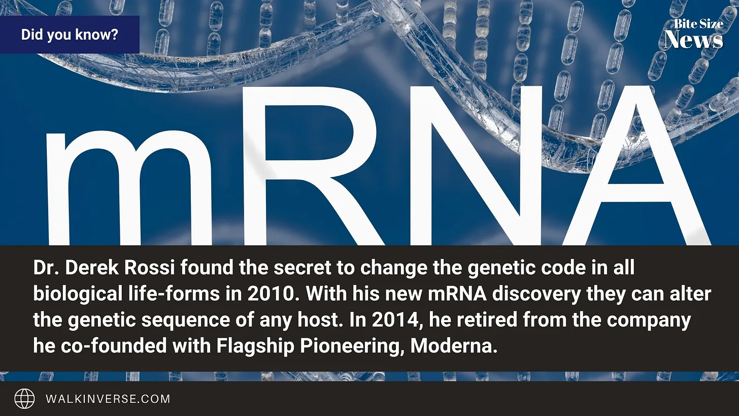 Dr. Rossi Discovered mRNA by Accident