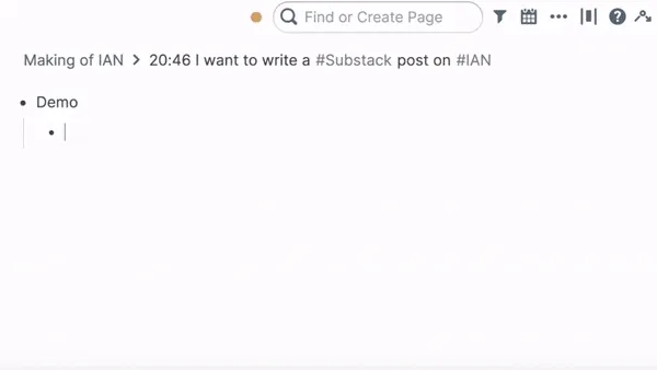 Demo of IAN, fine-tuned LLM on personal notes. Source: Jan Hendrik Kirchner via Substack