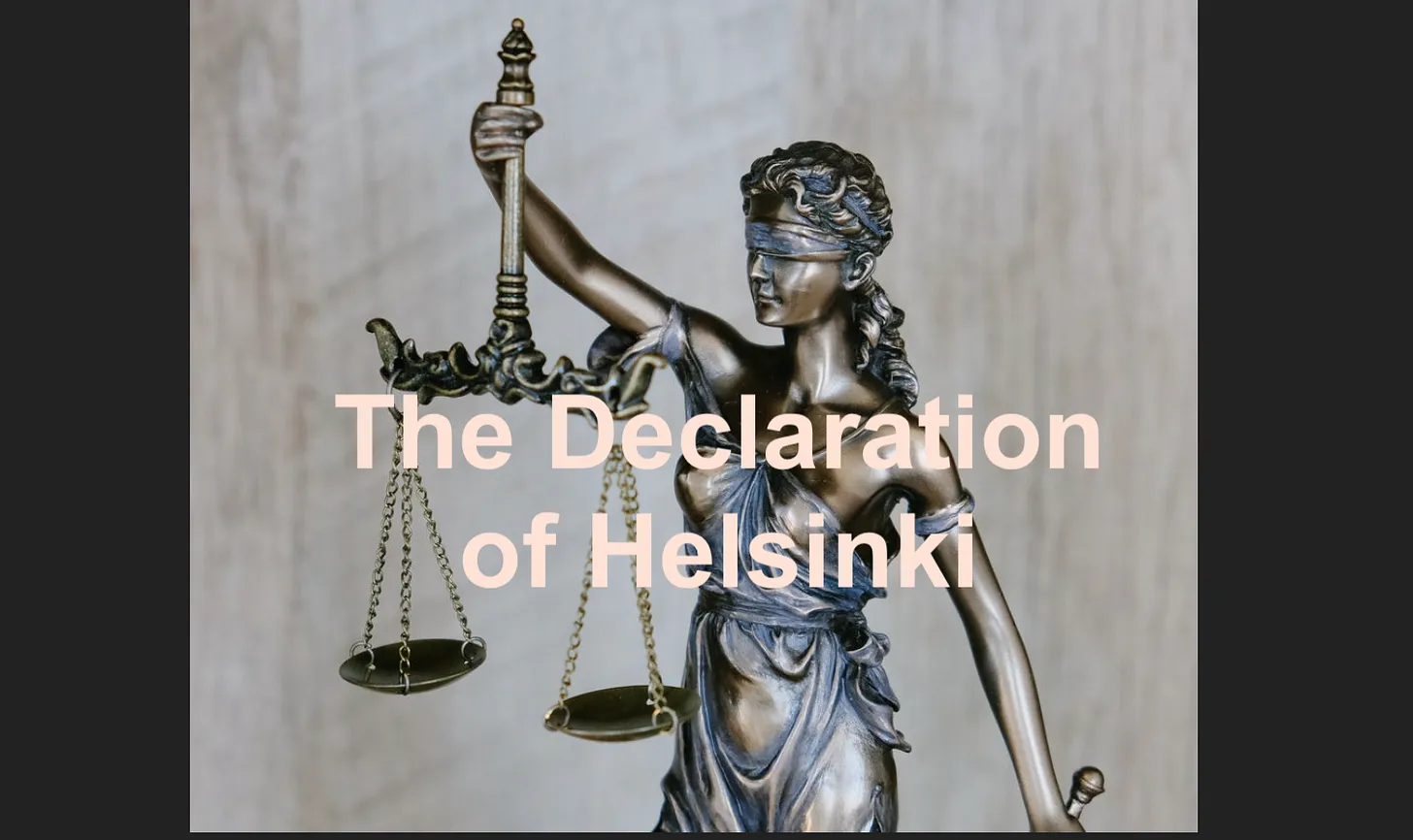 Dr. Robert Malone: The Declaration of Helsinki- what does it actually say and was it followed during COVID-19?
