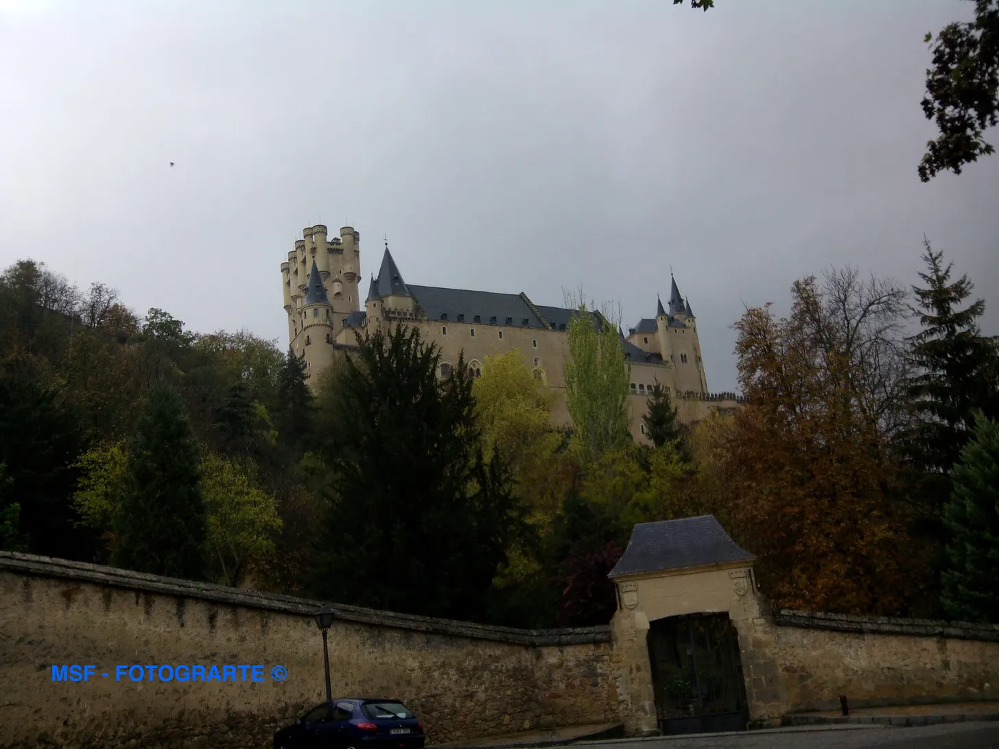 Alcázar Segovia: vistas exterior