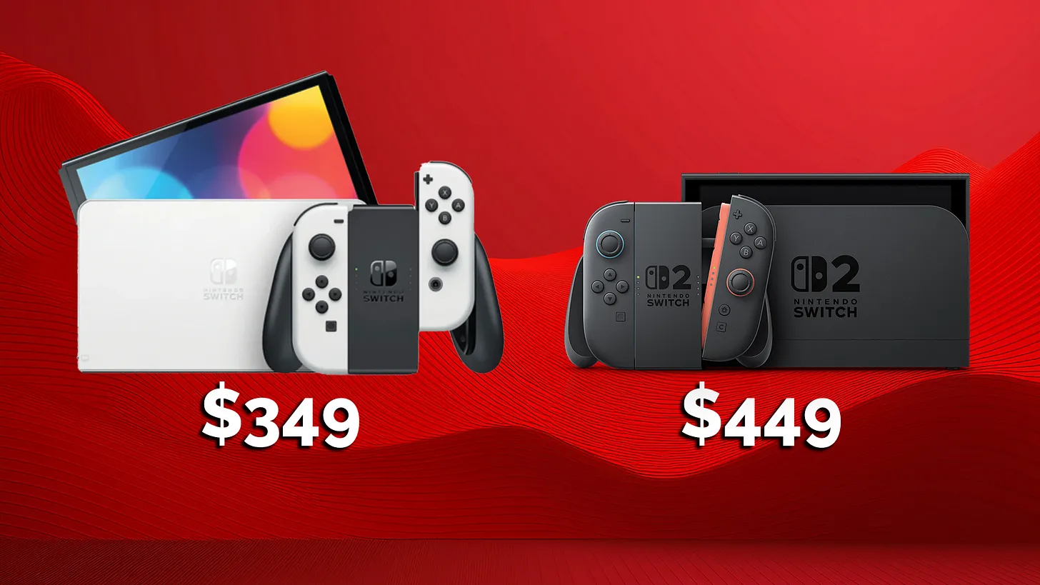 Nintendo Switch vs Nintendo Switch 2