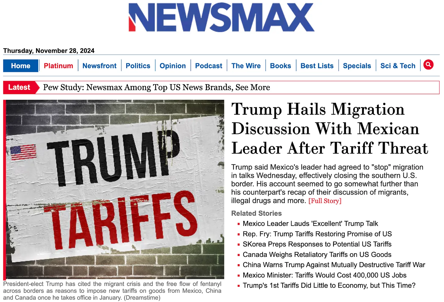 Newsmax headline 2