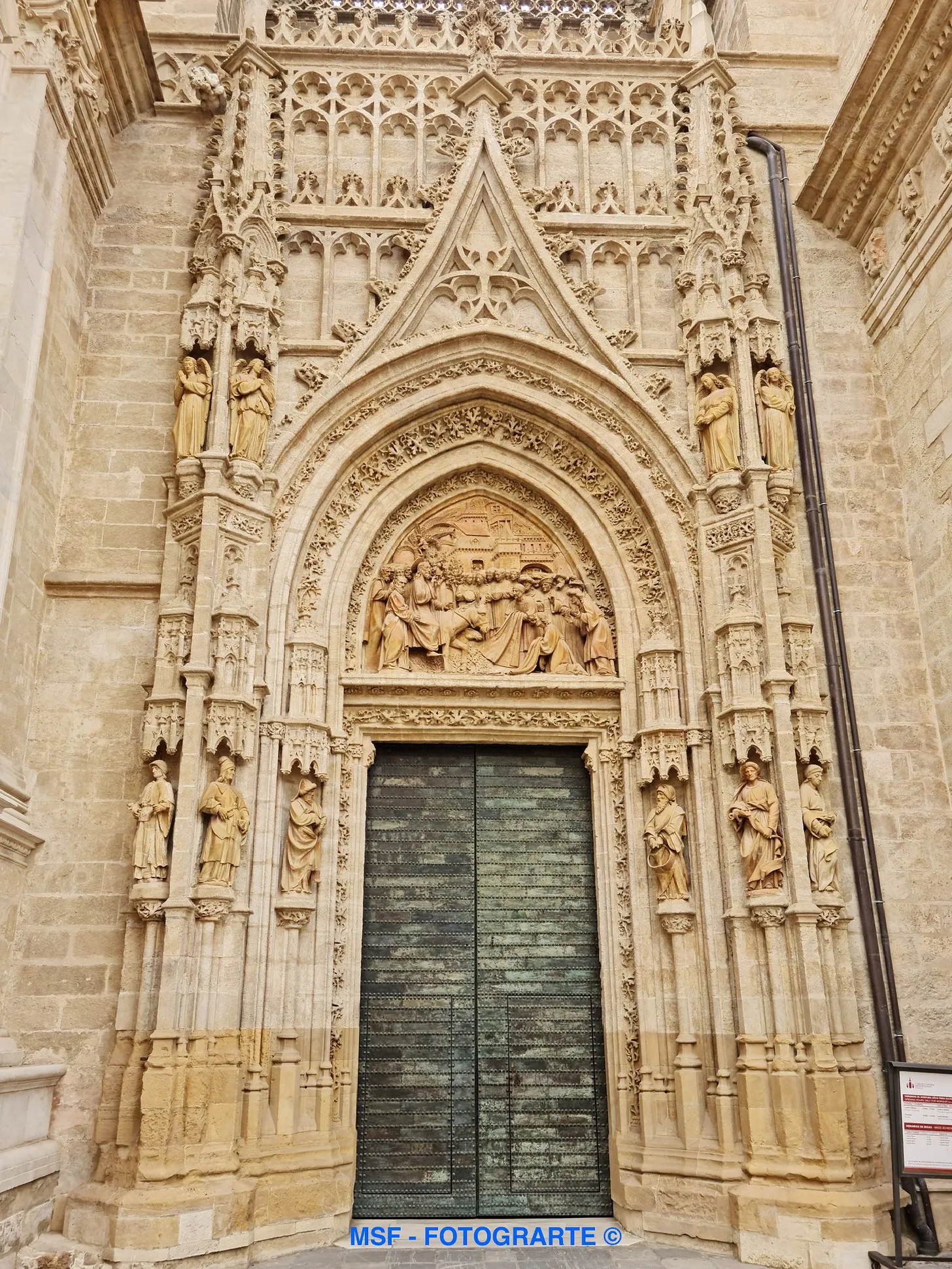 Giralda Puerta Palos (Catedral Sevilla, Fachada Este)