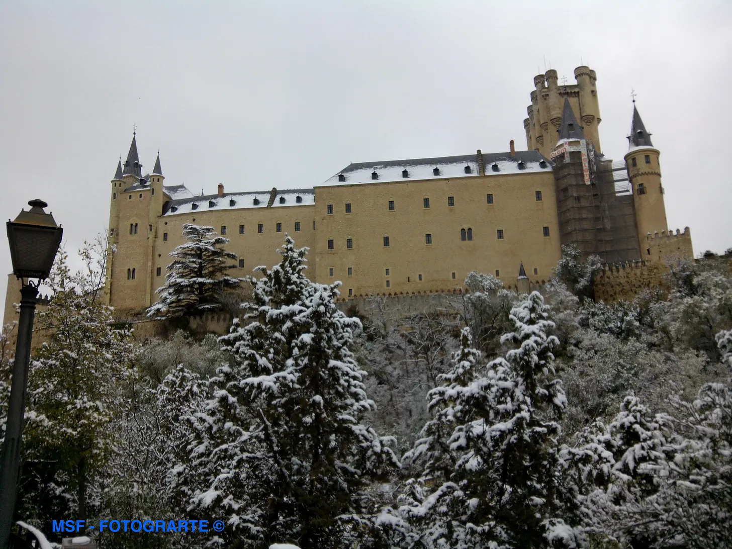 Alcázar Segovia: vistas exterior