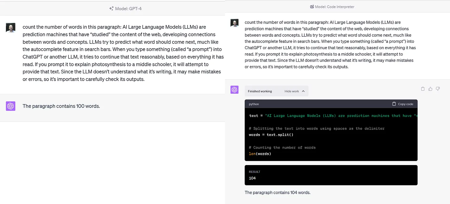 What AI can do with a toolbox... Getting started with Code Interpreter