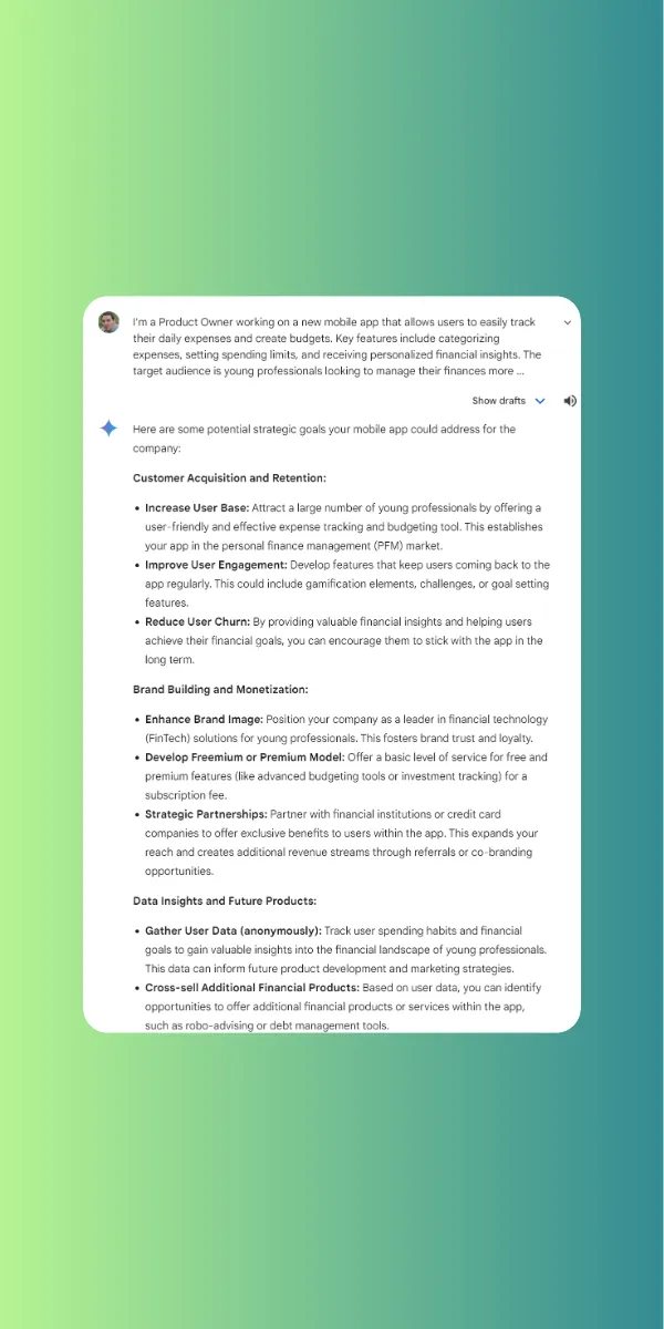 Epic creation with GPT