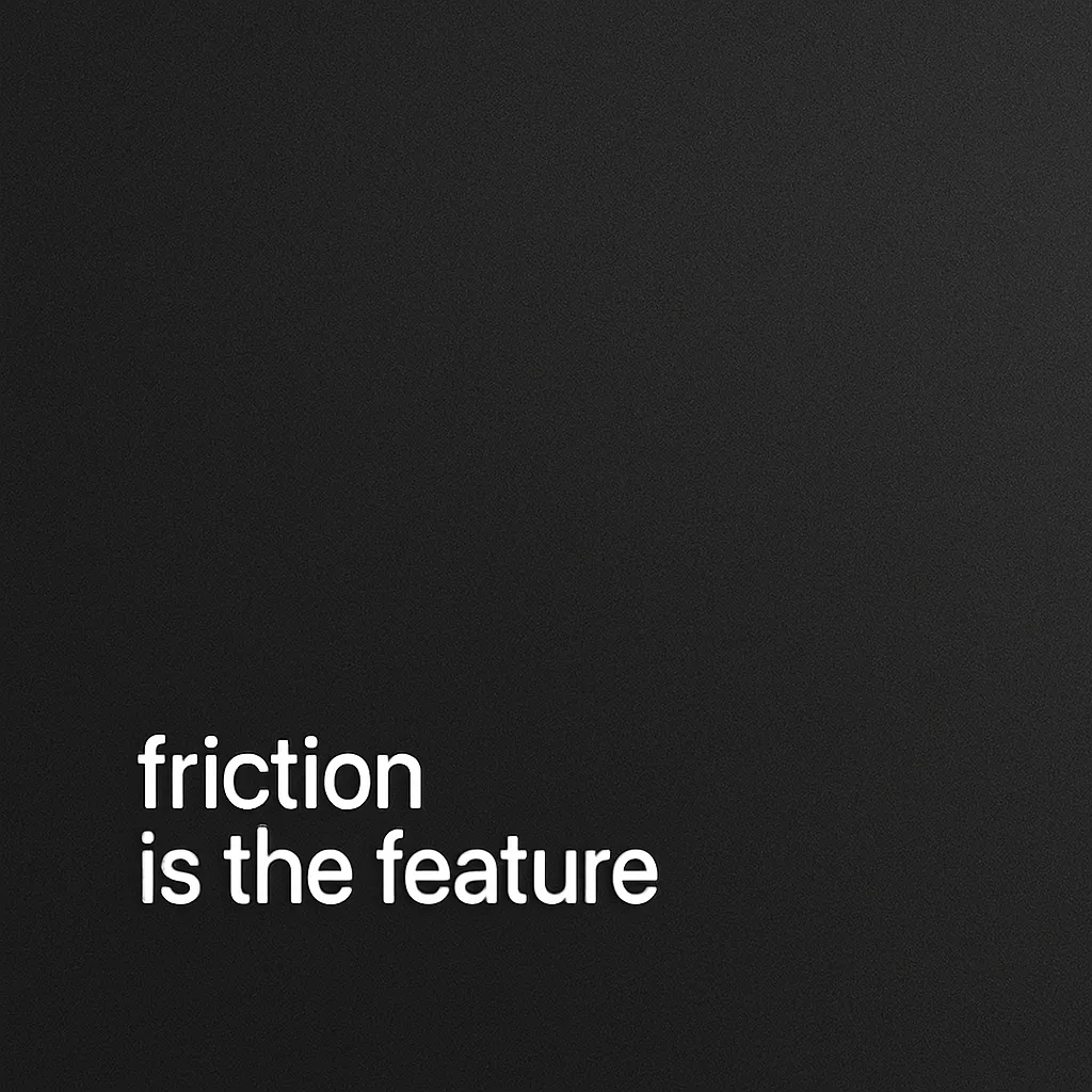 friction is the feature cover