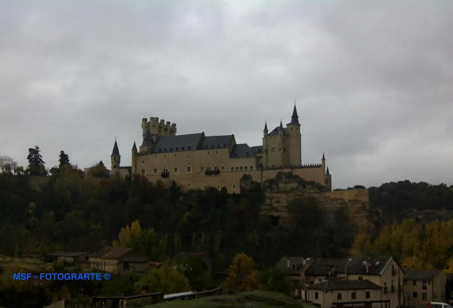 Alcázar Segovia: vistas exterior