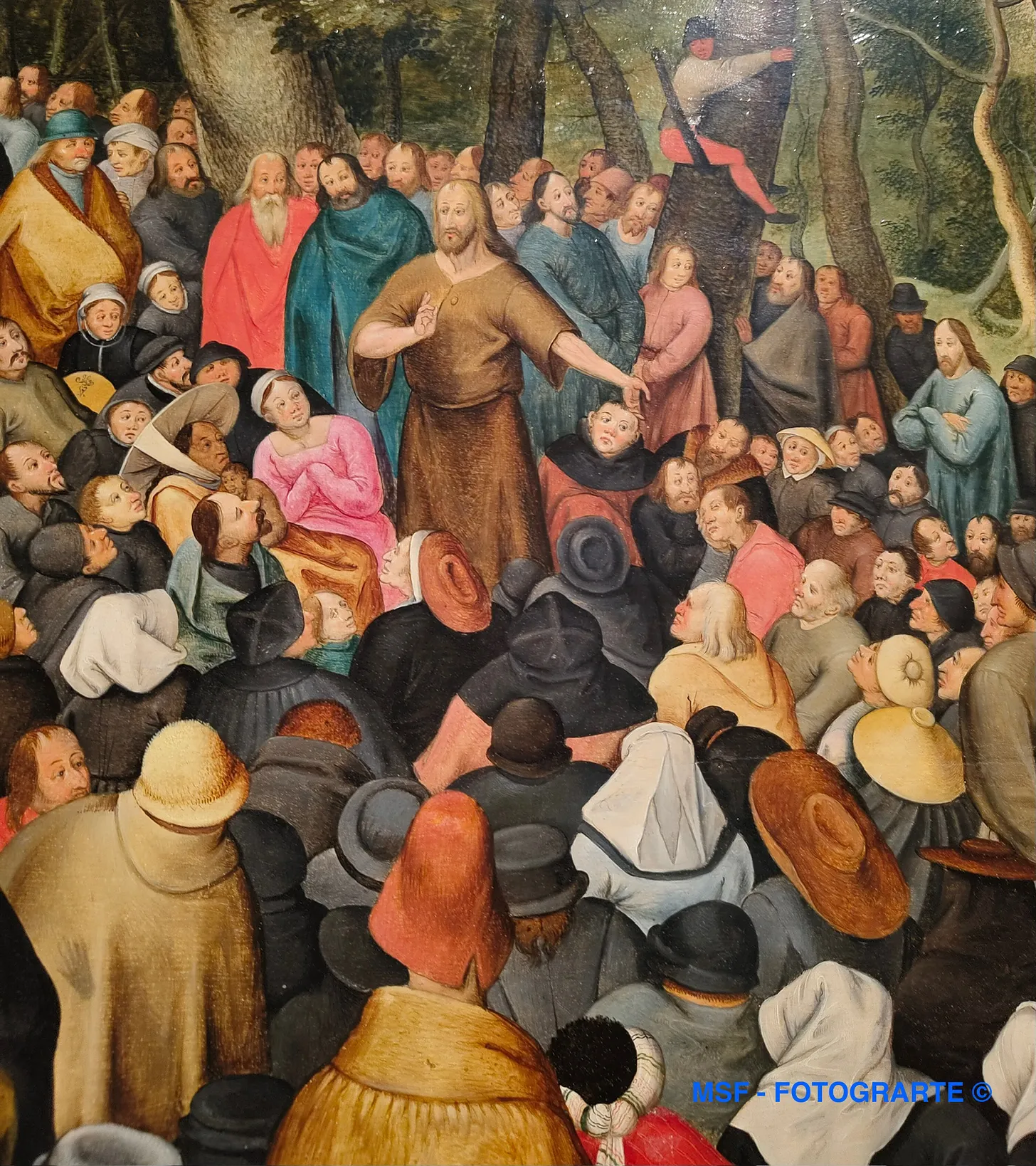 Predicación Juan Bautista Brueghel Joven