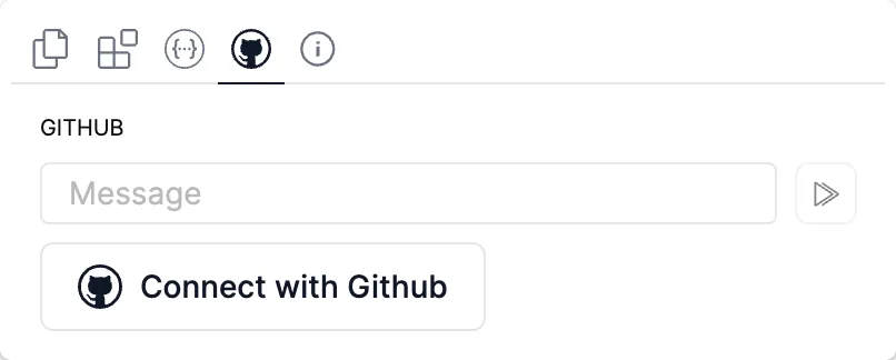 Connect with Github