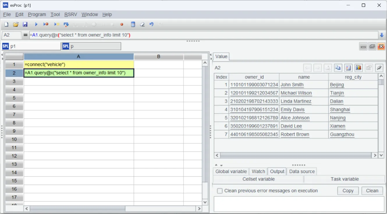 Test the configuration