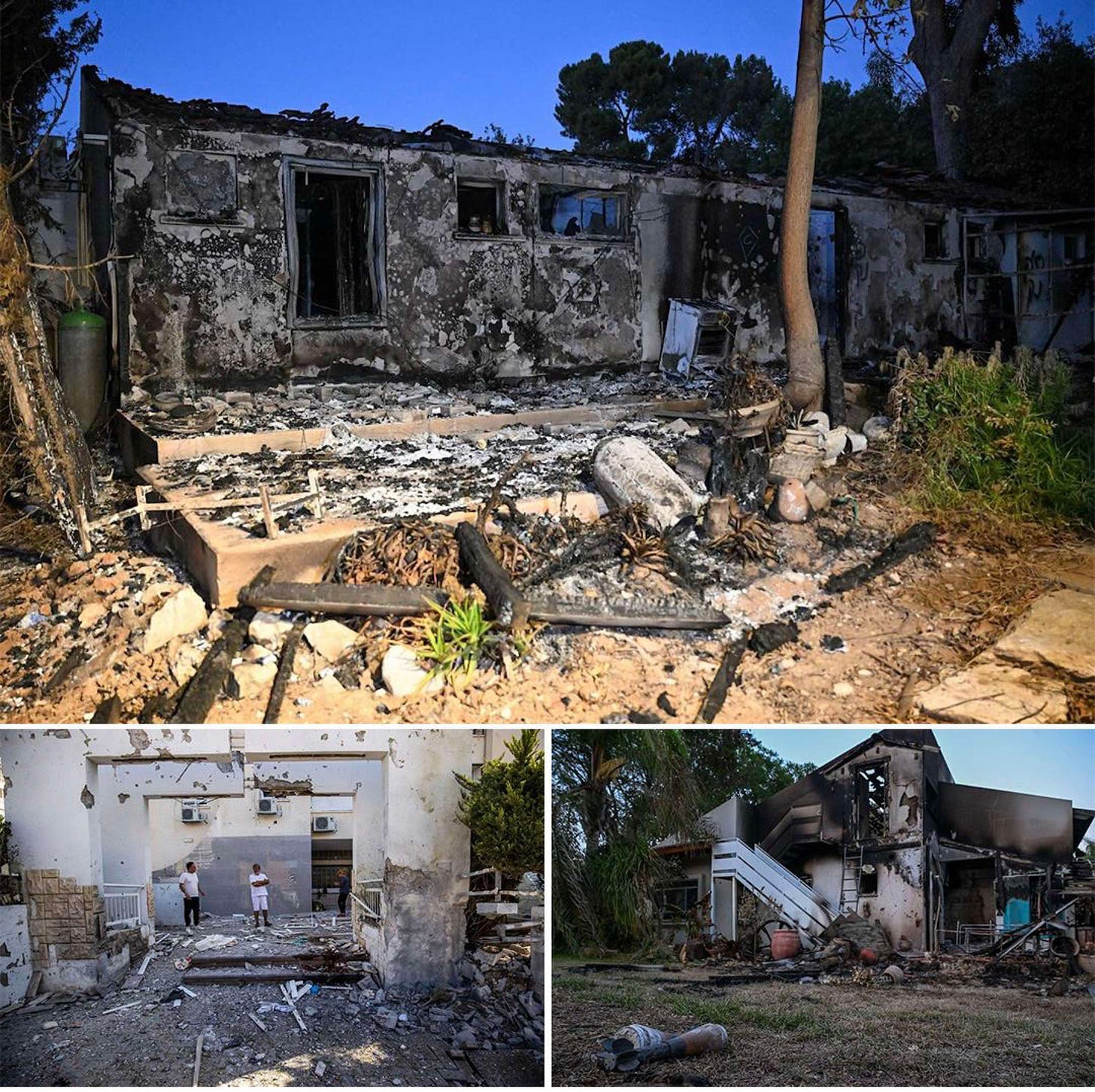 Ces dégâts, ainsi que la plupart des autres dégâts causés aux civils le 7 octobre, ont été infligés par des armes lourdes israéliennes et non par des armes à feu légères du Hamas.