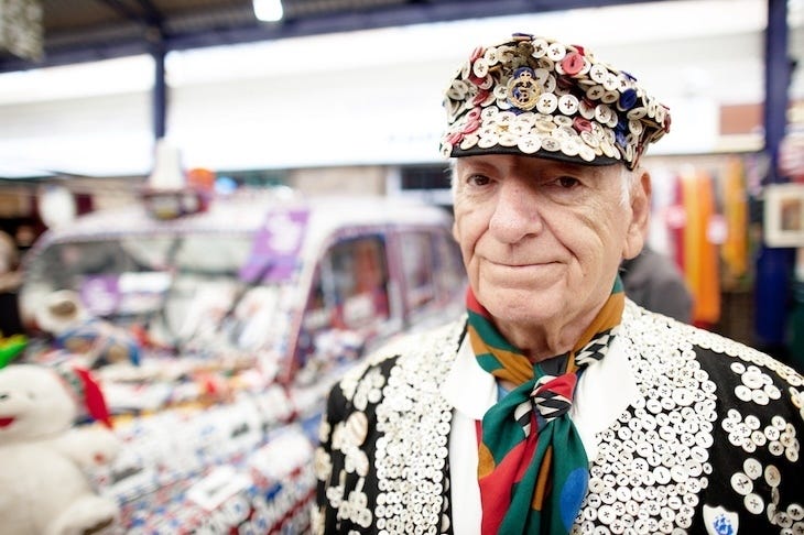 A pearly king.