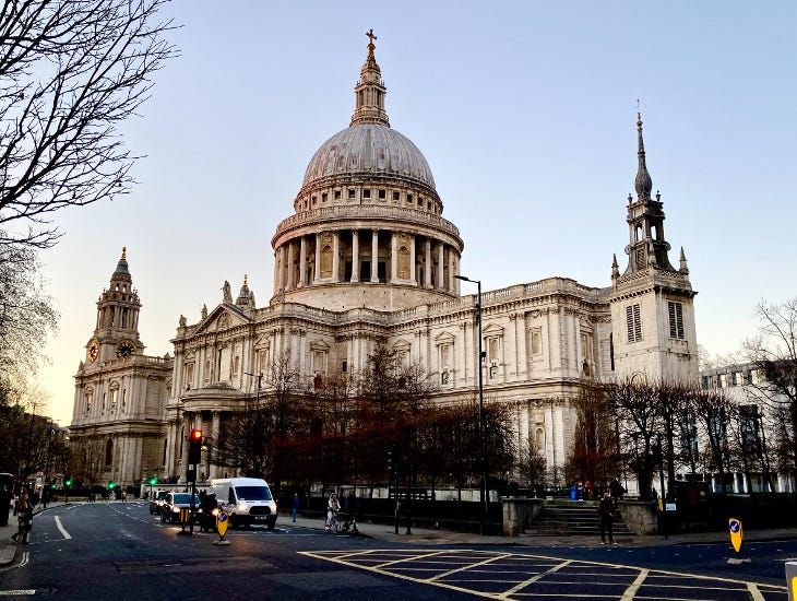 Exterior of St Paul's Cathedral