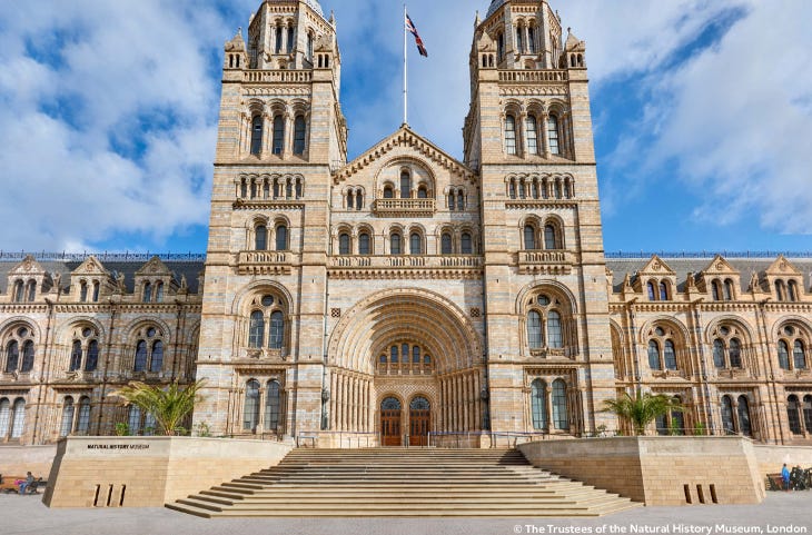 Exterior of the Natural History Museum