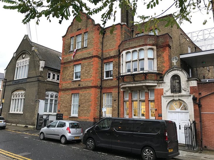 Exterior of the original convent featured in Call The Midwife