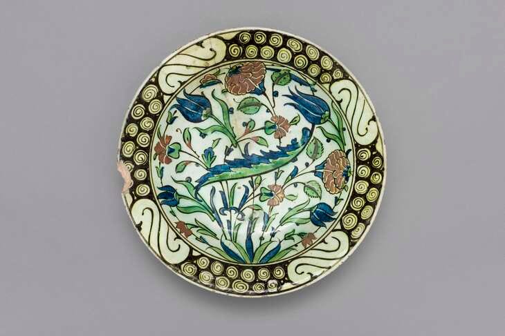 A decorative plate