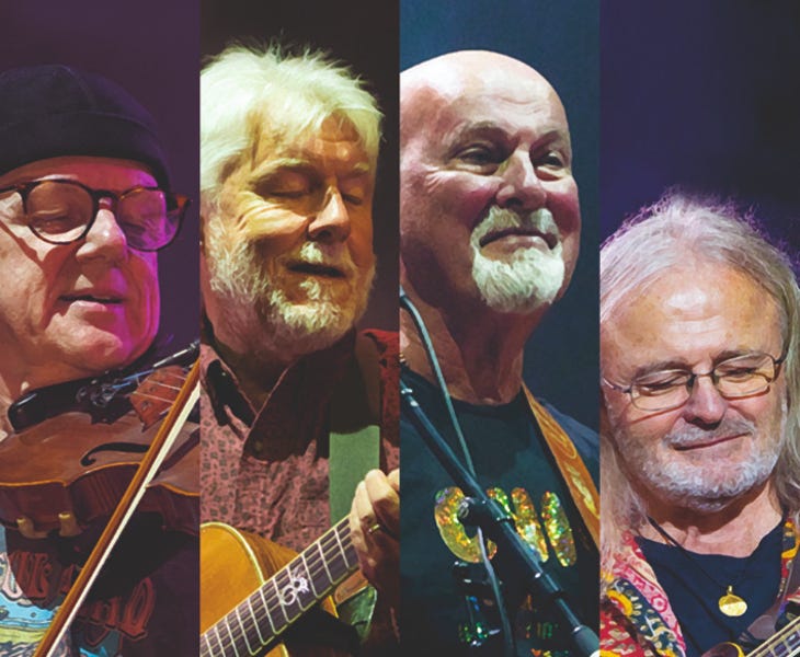 The four members of Fairport Convention