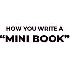 Mini Book Revenue Writers