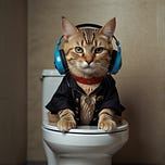 Toilet Reading for Pirate Cats