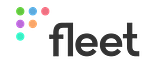 Fleet logo, landscape, dark text, transparent background