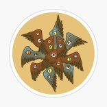 Cherubim" Sticker by TheMightyPython | Redbubble